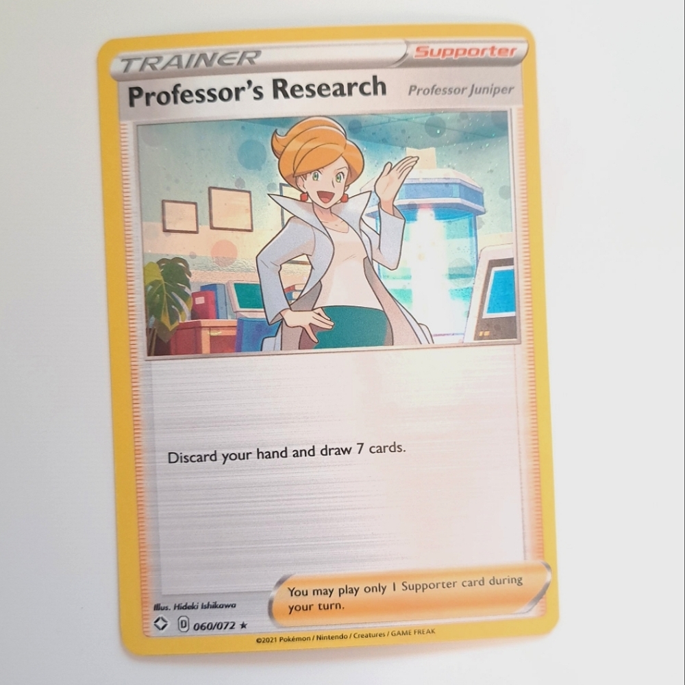 Pokemon Professors Research 60/72 holo trainer card